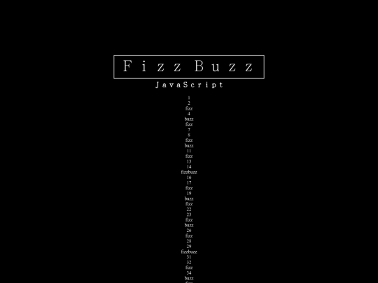 fizzbuzz screenshot