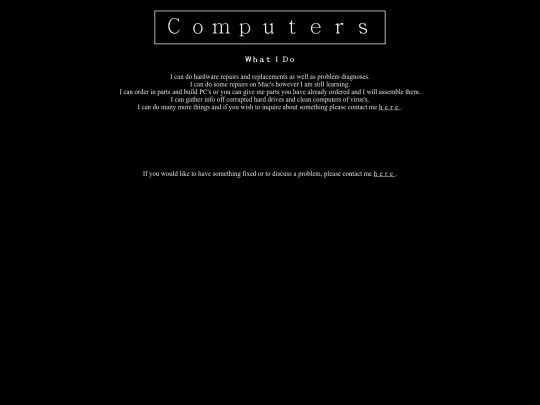 repairs/computer screenshot