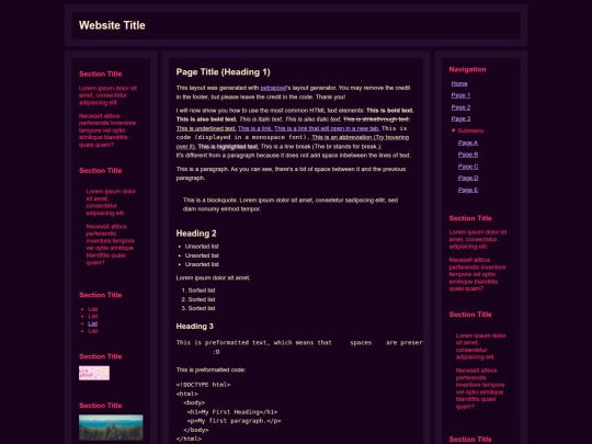 index screenshot