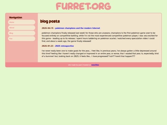 blog screenshot