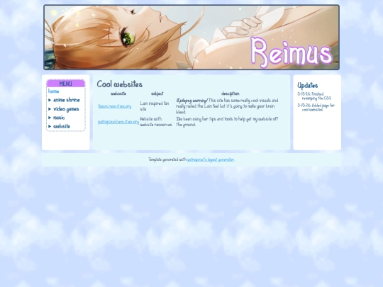 coolsites screenshot