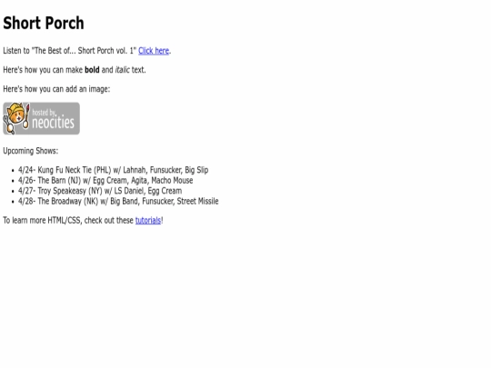 index screenshot
