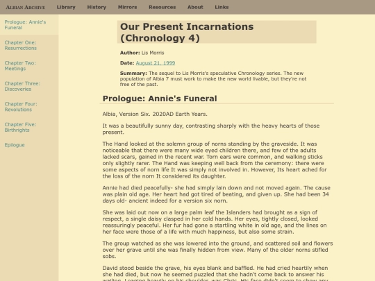 library/our_present_incarnations screenshot