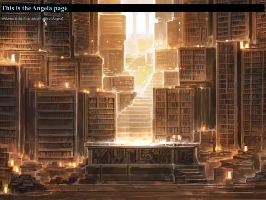 TheAngelapage screenshot