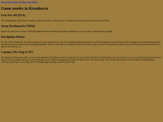gamemodes screenshot