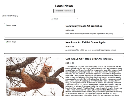 news screenshot