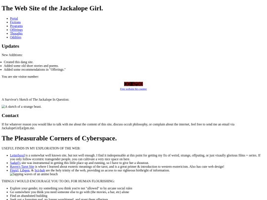 html/Oddities screenshot