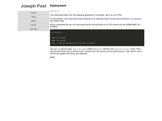 blog/deployment screenshot