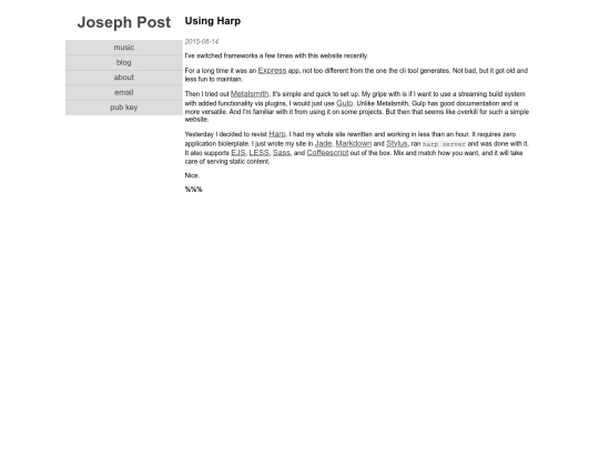 blog/using-harp screenshot