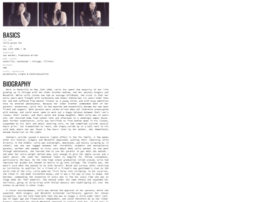 index screenshot