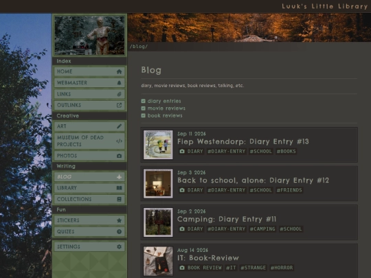 blog screenshot