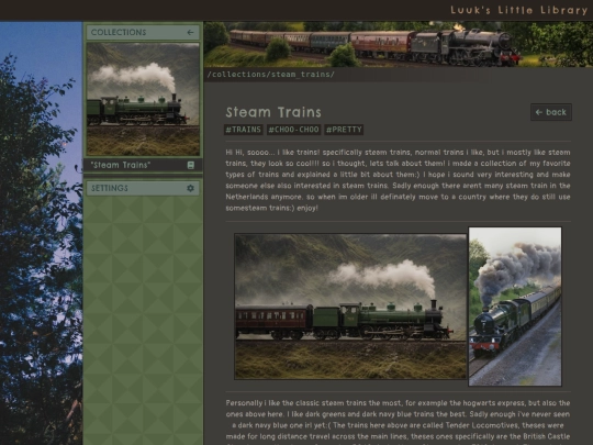 collections/steam_trains screenshot