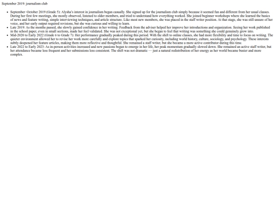 characters/alysha/wiki/alysha-extracurriculars screenshot