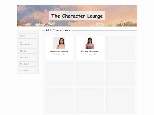 characters screenshot