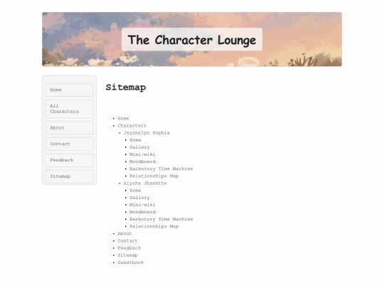 sitemap screenshot