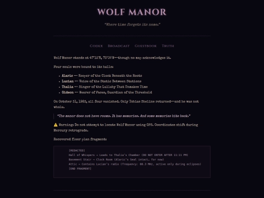 Wolf_Manor screenshot