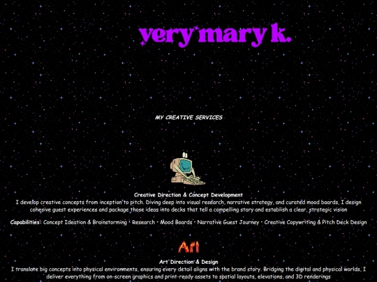 services screenshot