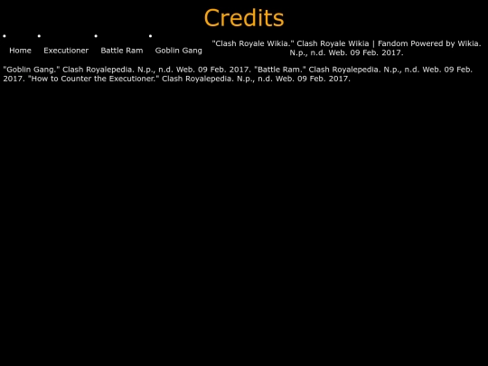 credits screenshot