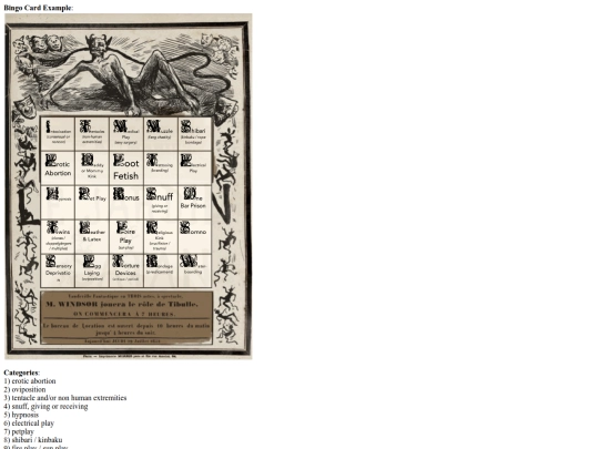 TdV Bingo Card (web) screenshot