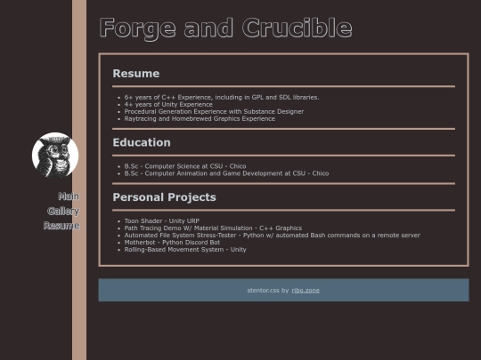 resume screenshot