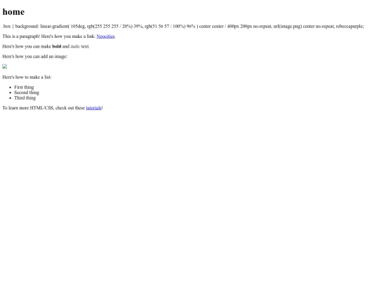 index screenshot