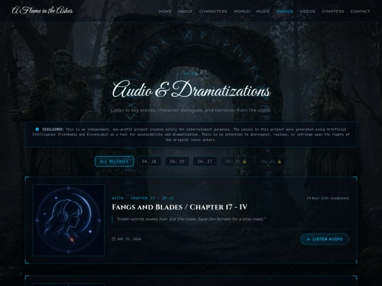 audios screenshot