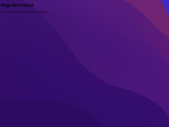 not_found screenshot