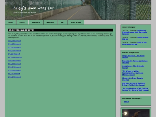 archivedblogposts screenshot