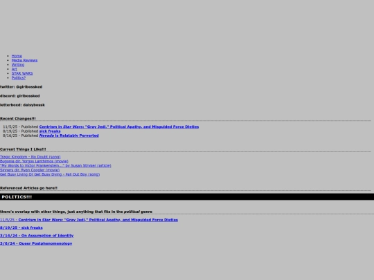 politics screenshot