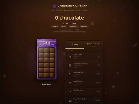 Chocolate screenshot