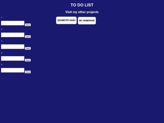 List screenshot