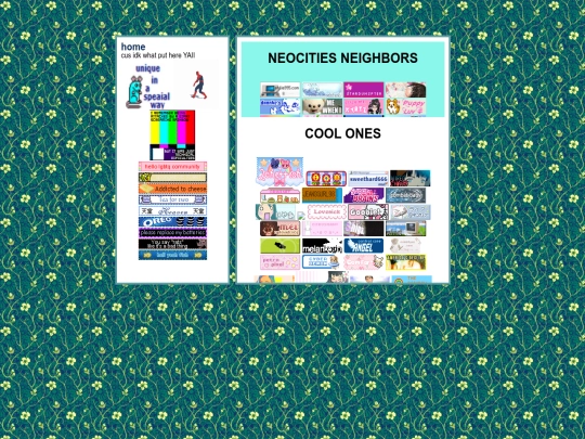 links screenshot