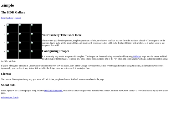 index screenshot