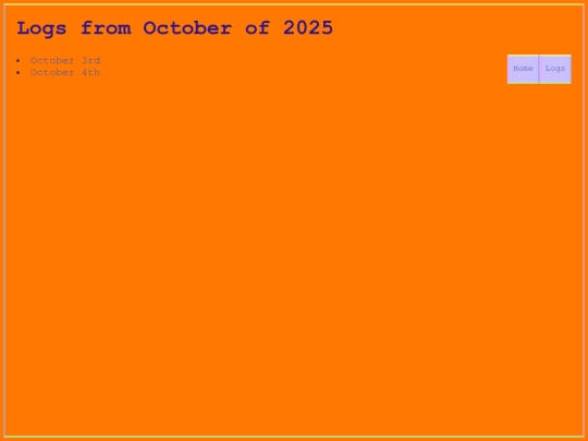 October2025days screenshot