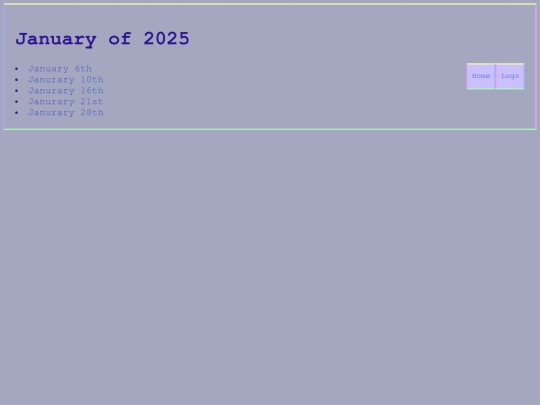 january2025days screenshot