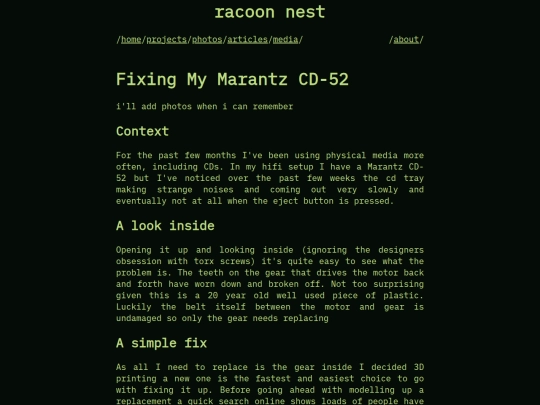 marantzRepair screenshot