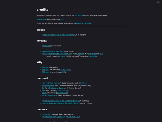 credits screenshot