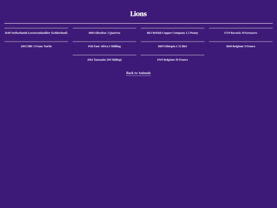 collections/Animals/Lions screenshot