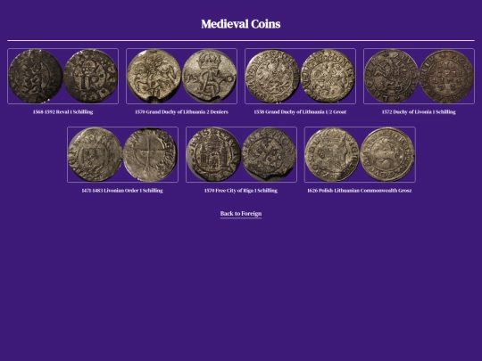 collections/Foreign/Medieval screenshot