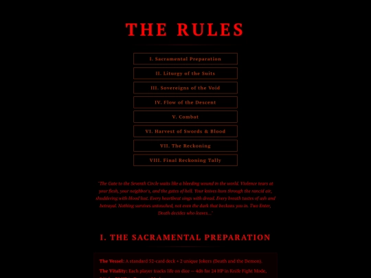 rules screenshot