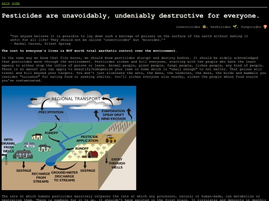 bugs/pesticides screenshot