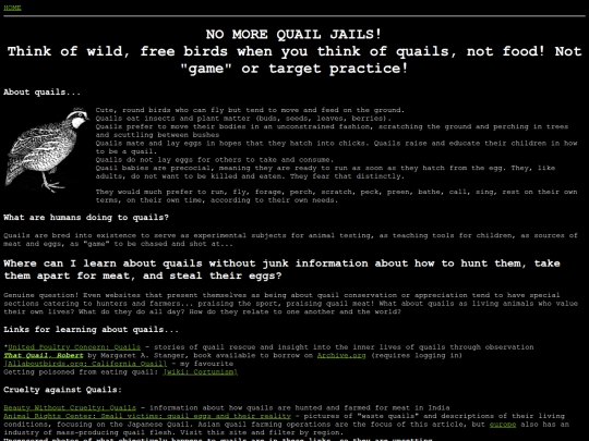 quails screenshot