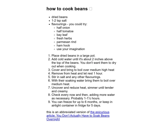 beans screenshot