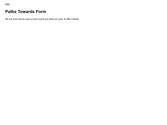 pathstowardsform screenshot