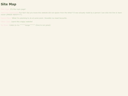 Sitemap screenshot