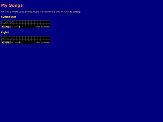 songs screenshot