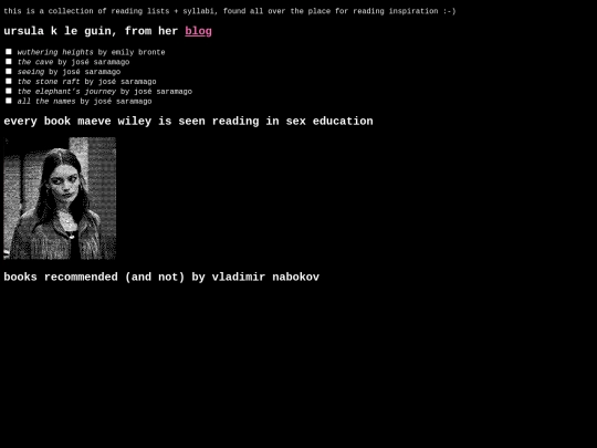 readinglists screenshot