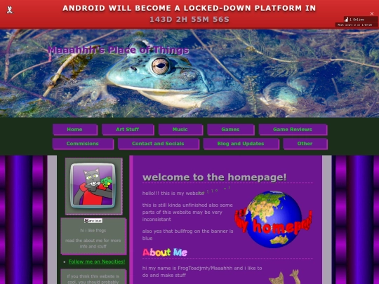 home screenshot