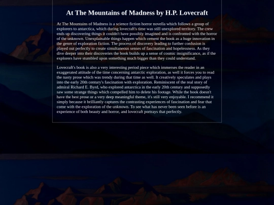AtTheMountains screenshot