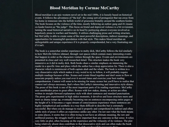 BloodMeridian screenshot